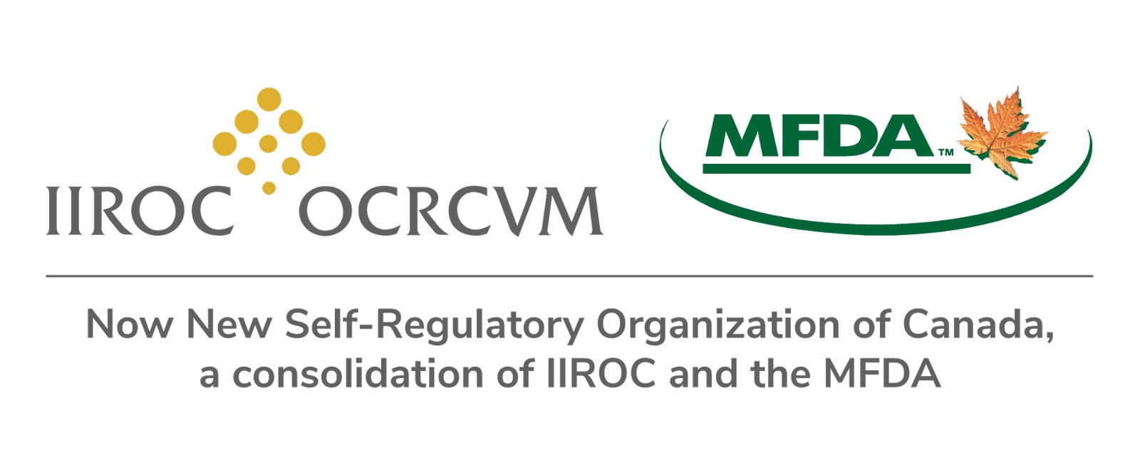 Logos of IIROC and MFDA